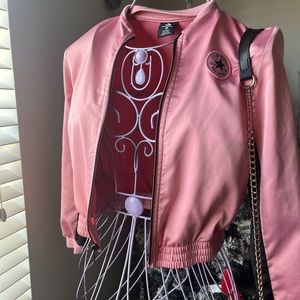 Converse Pink Satin Jacket/Blazer (childs)
